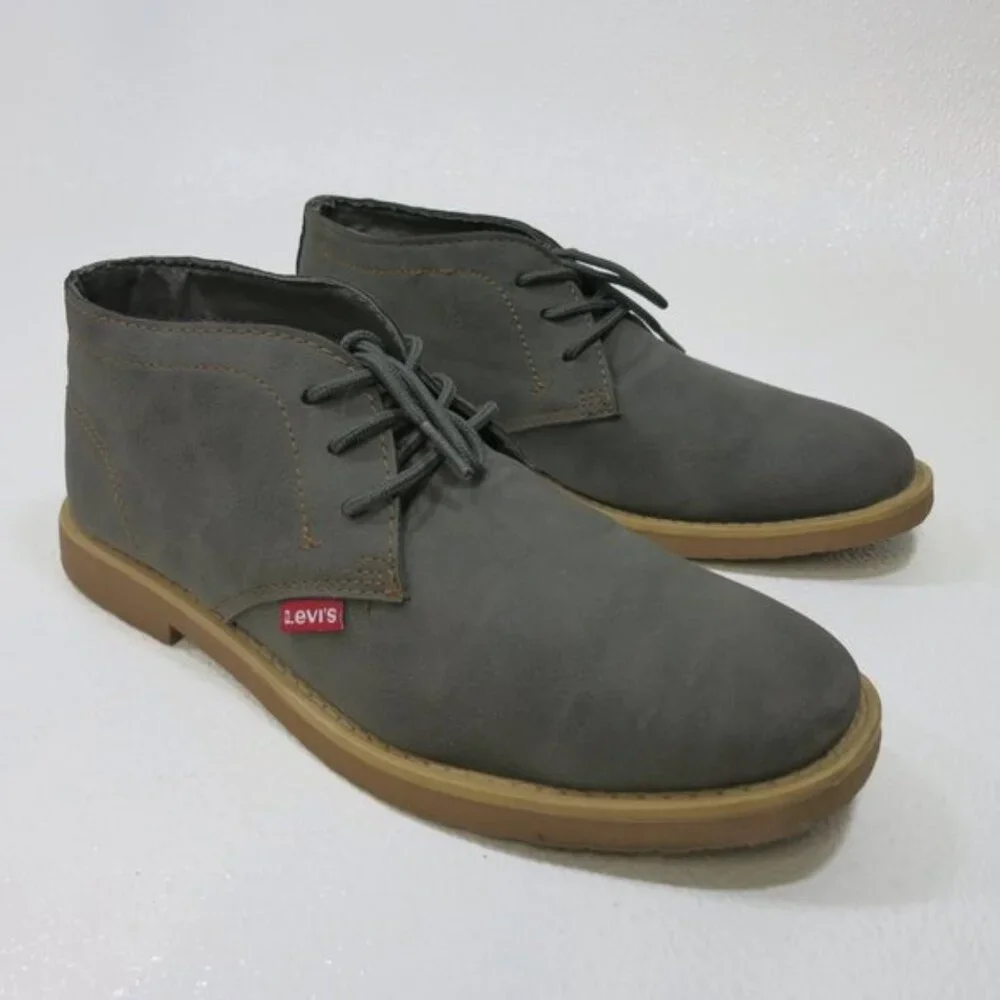 Levi's Nubuck Leather Chukka Boots Casual Comfort Footwear Men's Shoes Sz 8.5